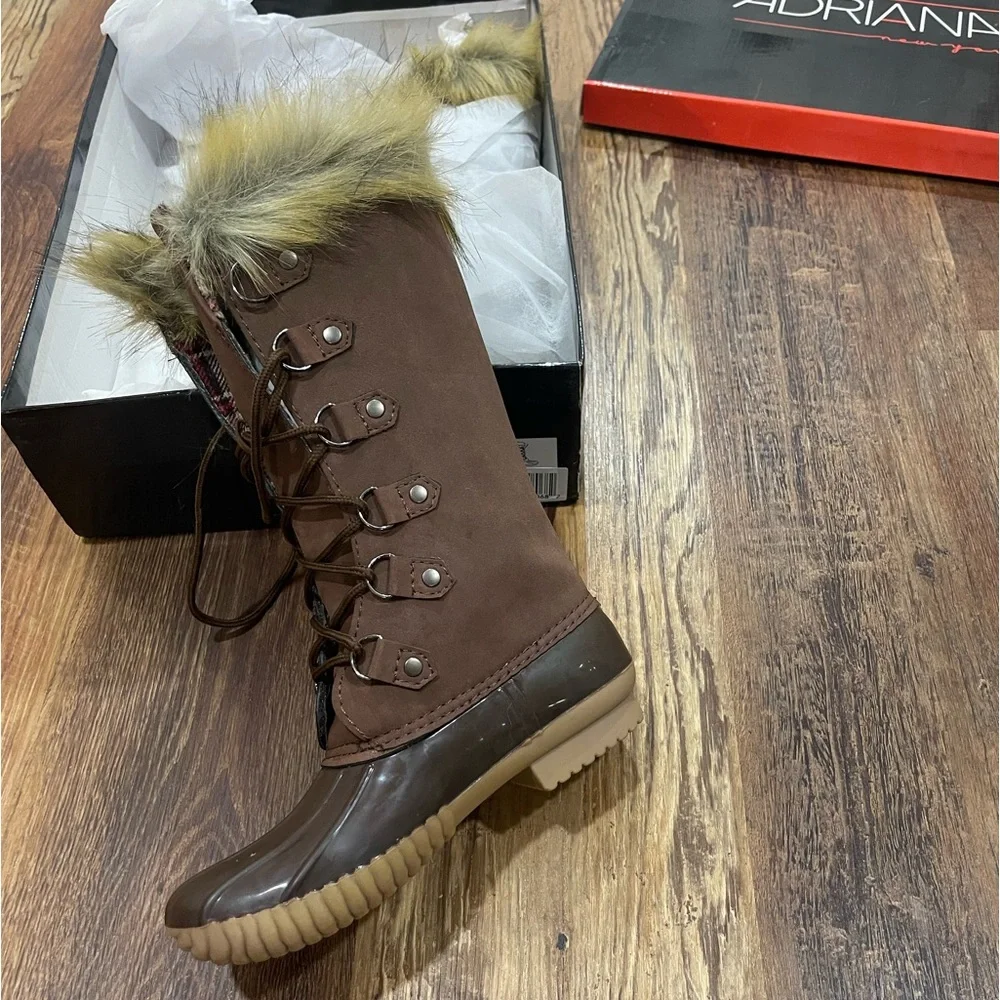 Adriana New York | Brown Duck Boots